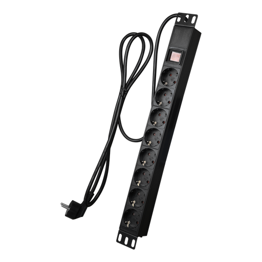 [PDU-8P1U-SWITCH] BAIE-8PRISES